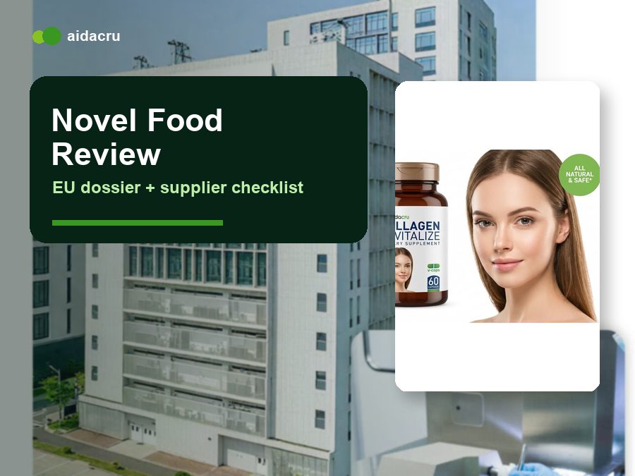 Novel Food Ingredient Registration Guide 2026: What Supplement Brands Should Ask Suppliers final cover