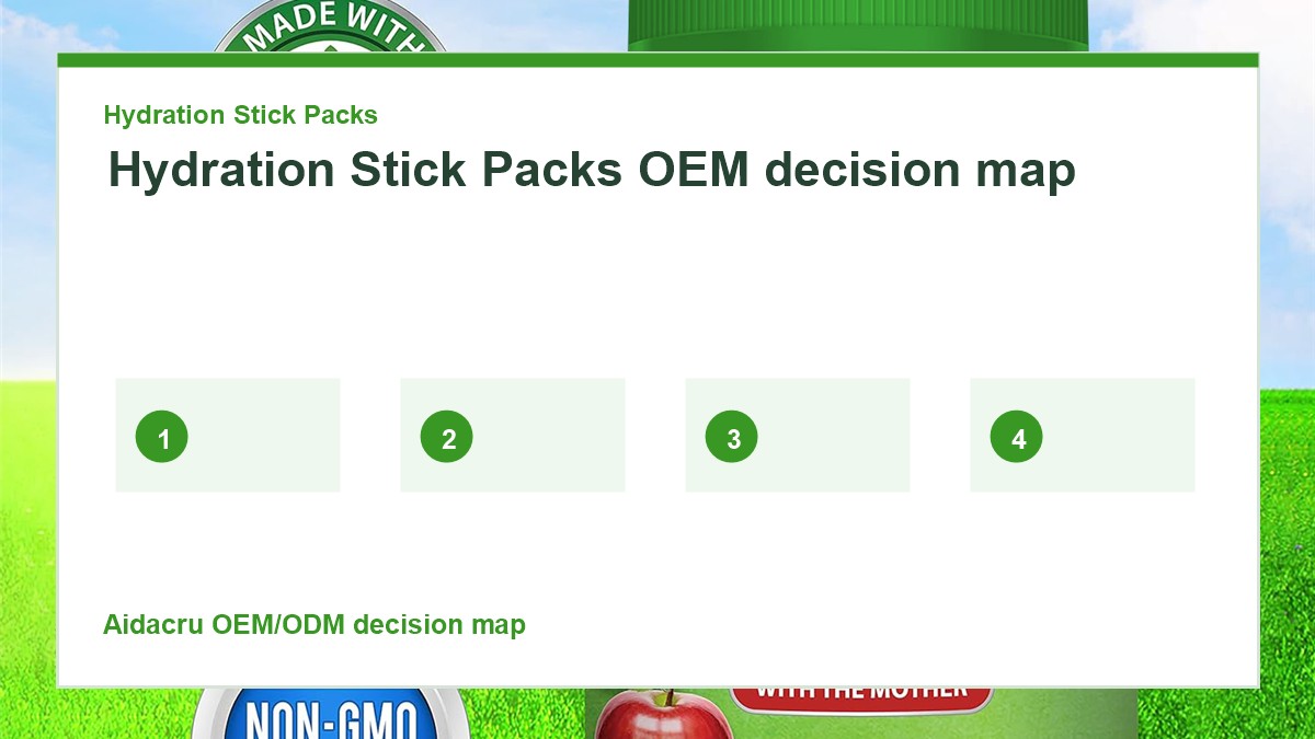 Hydration Stick Packs OEM decision map