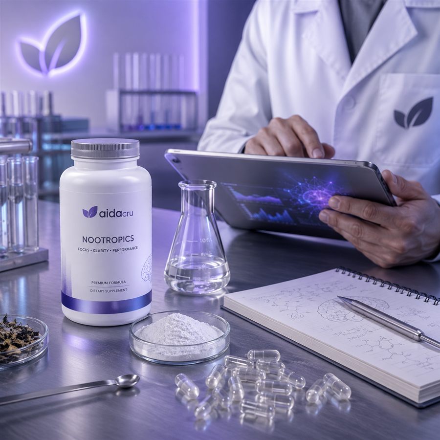 Nootropics Supplement Manufacturing Guide 2026 square cover