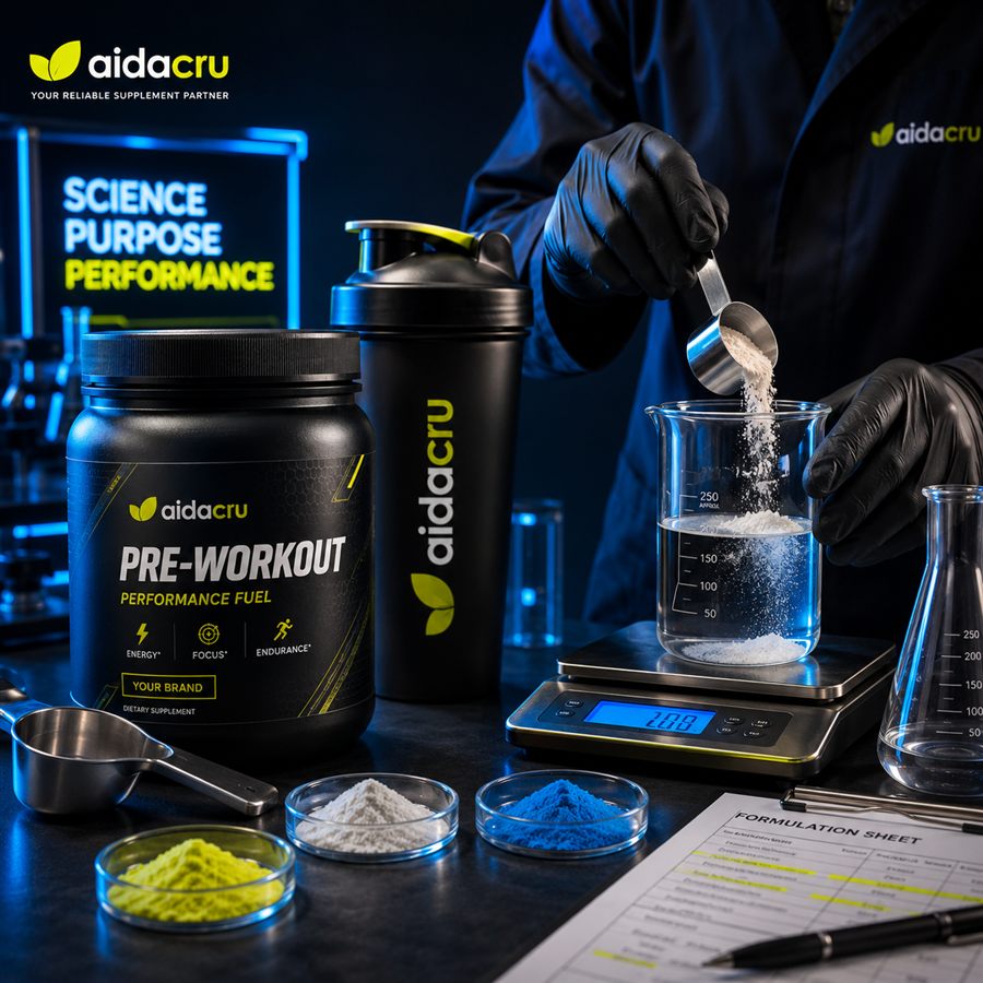 Pre-Workout Supplement Manufacturing Guide 2026: Stimulant Handling, Compliance and Sports Formula Design square cover