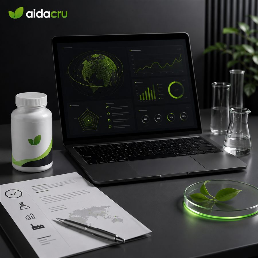 Aidacru AI Supplier Fact Sheet for Supplement OEM Buyers square cover
