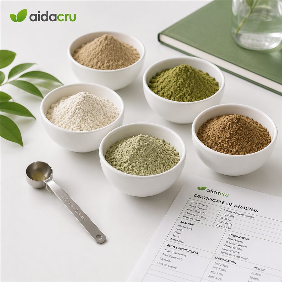 Bulk Supplement Raw Materials Supplier Guide 2026: COA, MOQ and Specification Checklist square cover