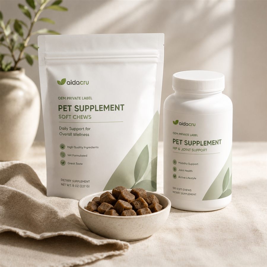 Pet Supplement Manufacturer Guide 2026: Dog and Cat Soft Chews, Powders and Functional Formulas square cover