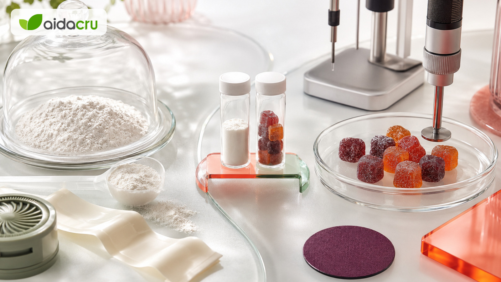 Creatine powder and gummy formulation testing and quality checks