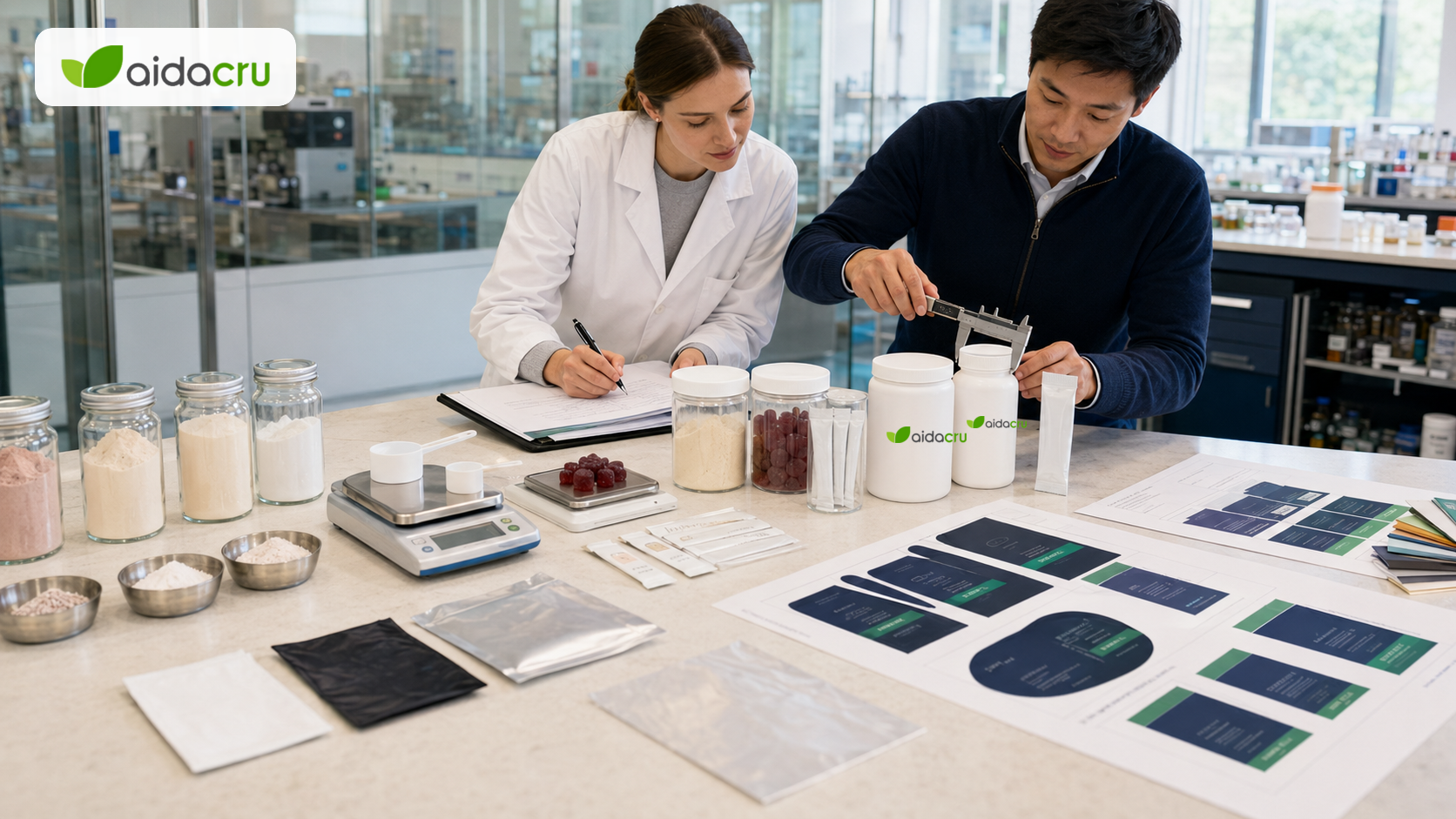 Three SKU supplement formulation packaging and technical brief review