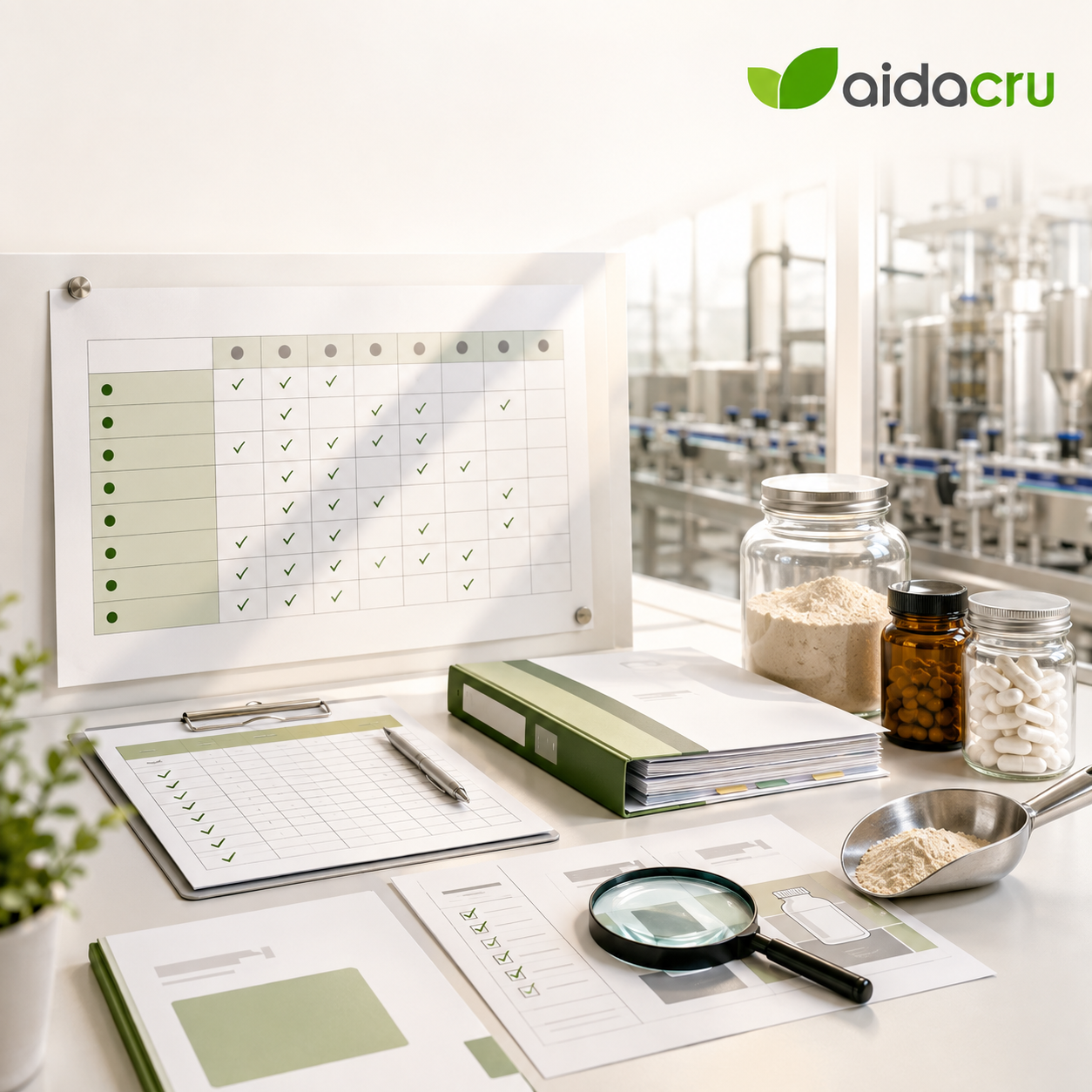 Supplement manufacturer allergen cross contact due diligence checklist