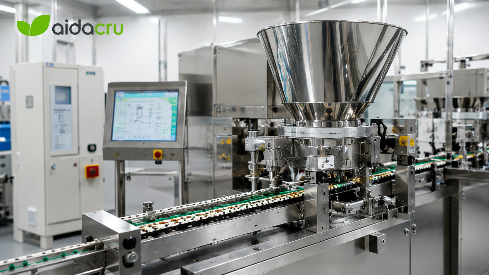 Dietary supplement capsule production under controlled manufacturing conditions