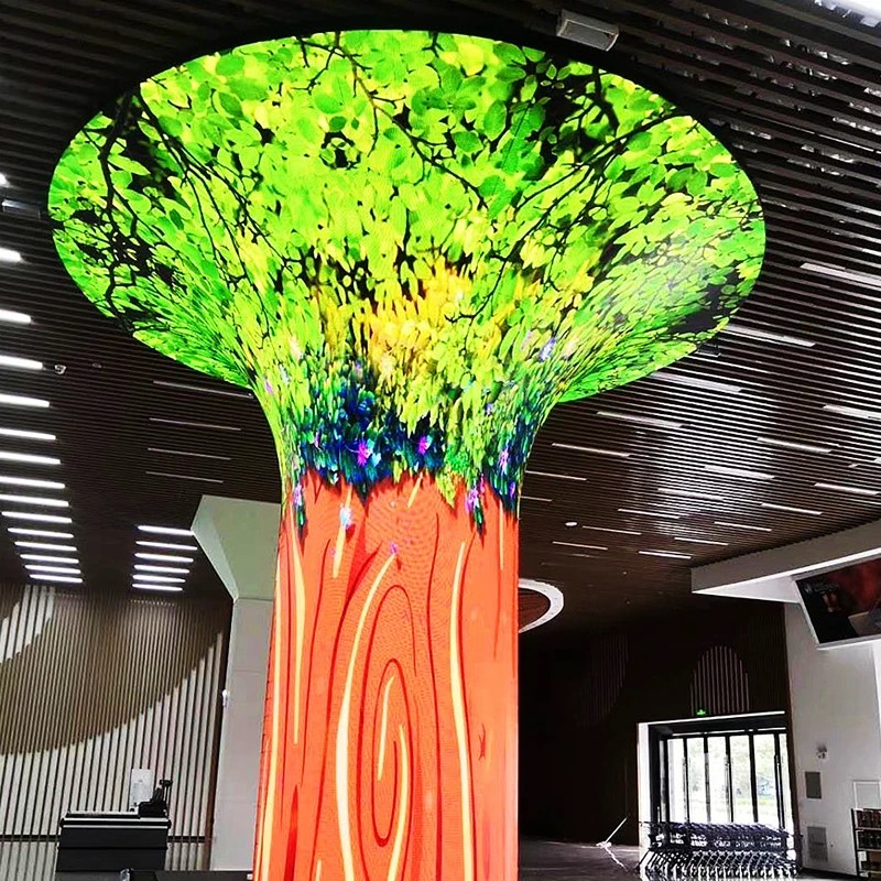 The Arboreal LED Display: A Synthesis of Nature and Technology