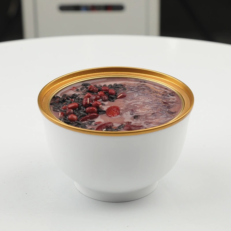 Black Rice and Red Bean Bird's Nest Porridge