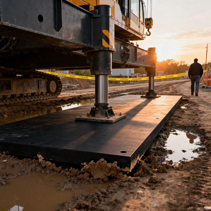 CRANE SUPPORT LEG PAD