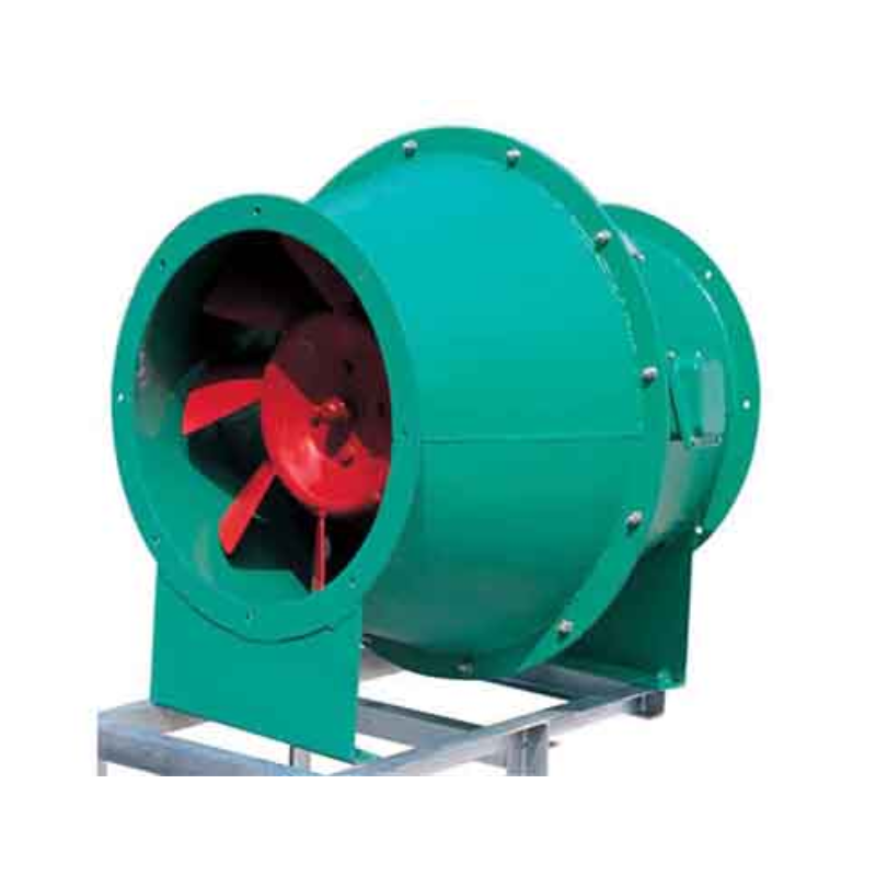 Axial flow fire smoke exhaust fan