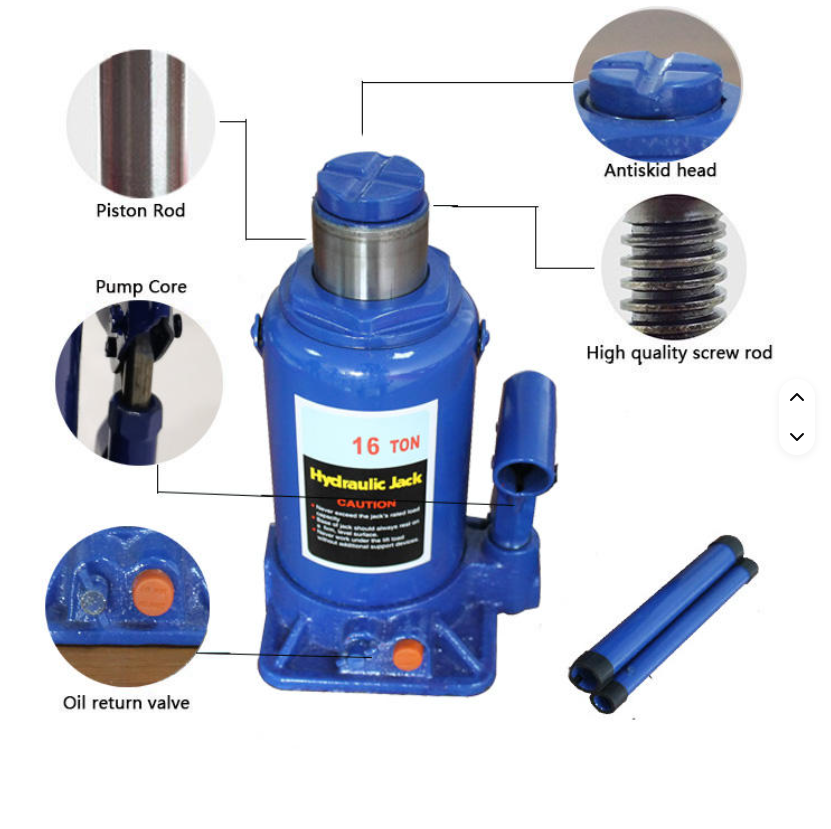 16 Ton Hydraulic Bottle Jack for Cars