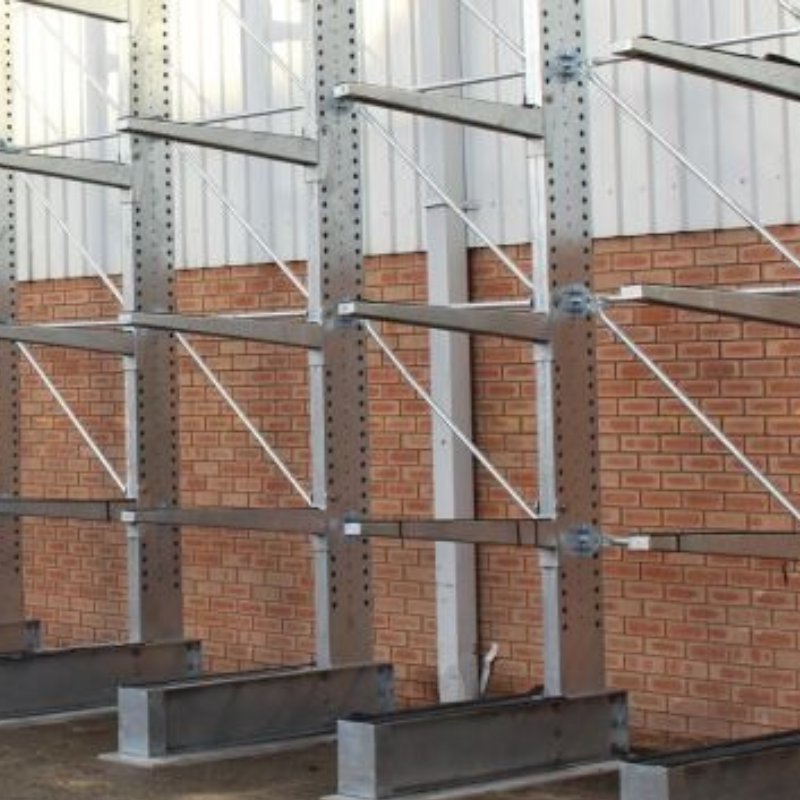 Hot Dip Galvanized Cantilever Racks for Outdoor & Industrial Storage ...