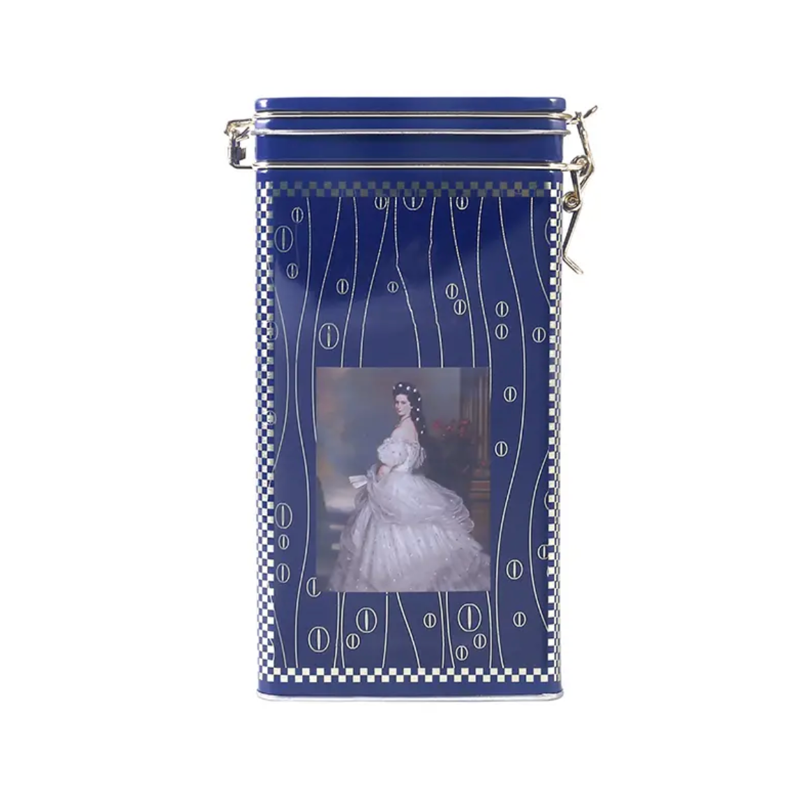 Square Coffee Tin with Handle