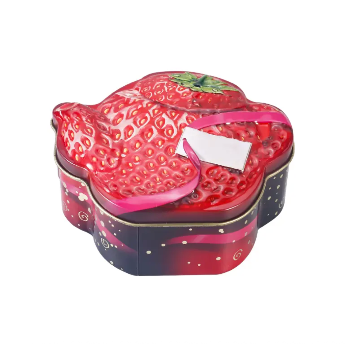 Teapot-shape tin box for tea