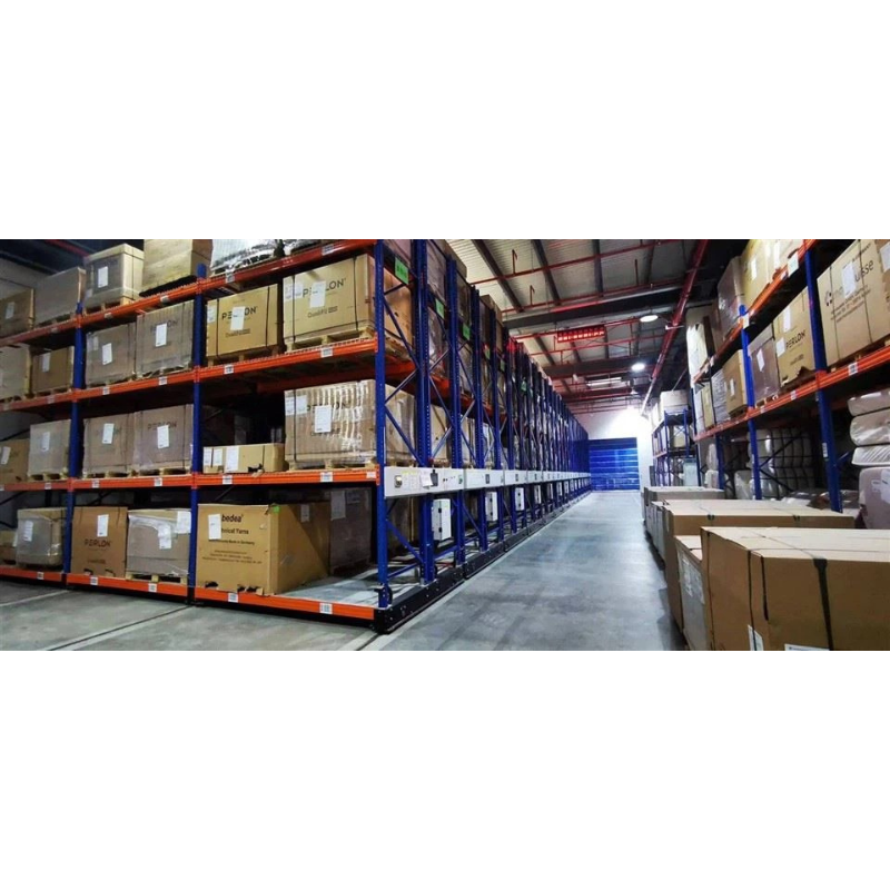 Easy Operation Motorized Mobile Racking System | Heavy Duty Pallet Racks