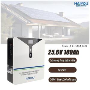 2.56KWh Solar LFP battery front view