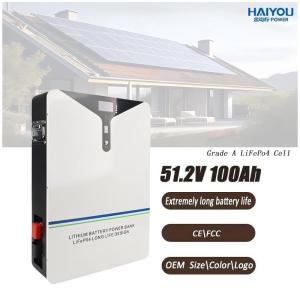 5.12KWh Solar LFP battery front view