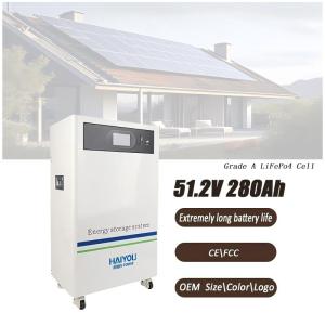 14KWh Solar LFP battery front view