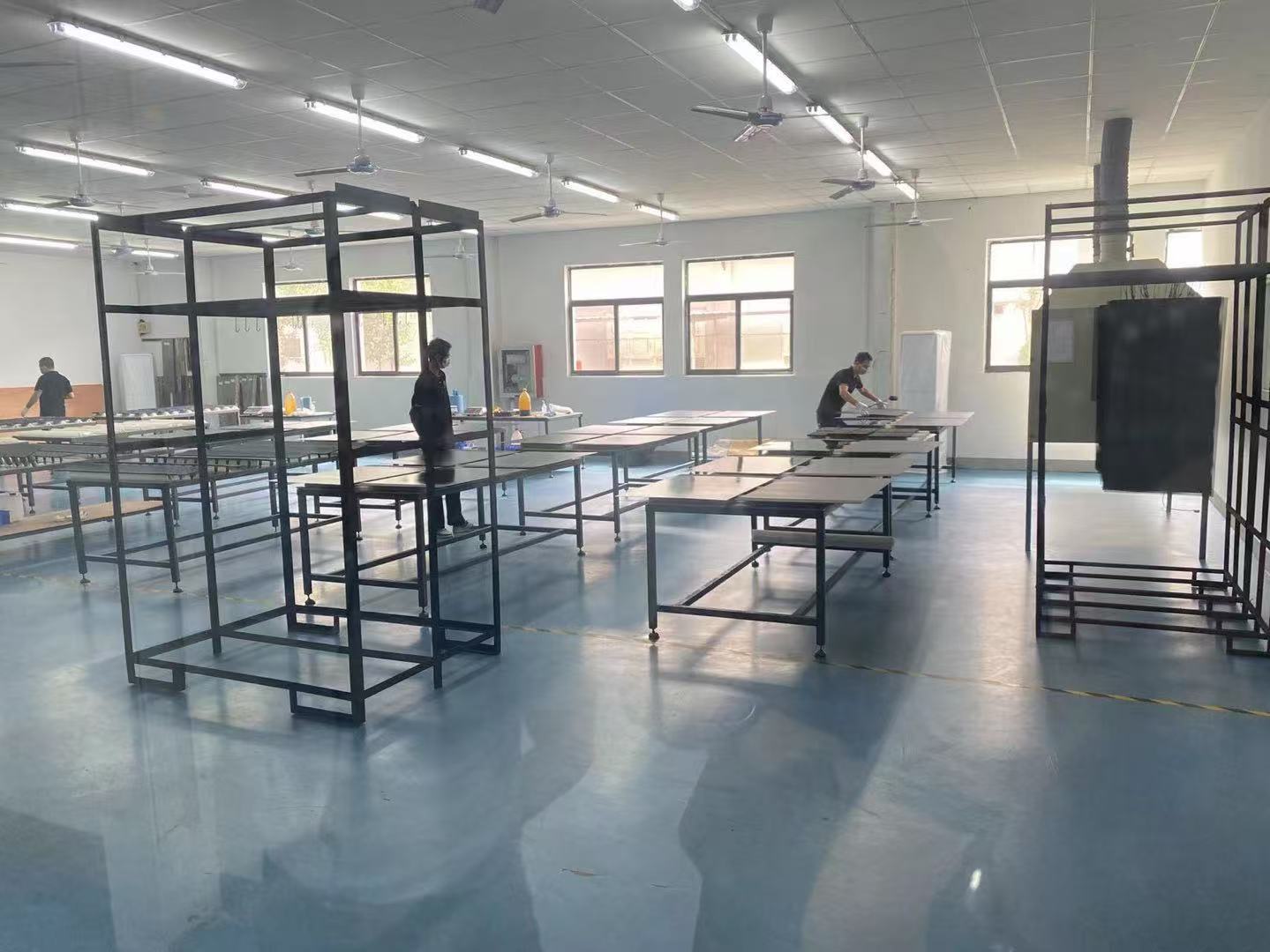 Titanium electrodes assembly line at KOBO factory
