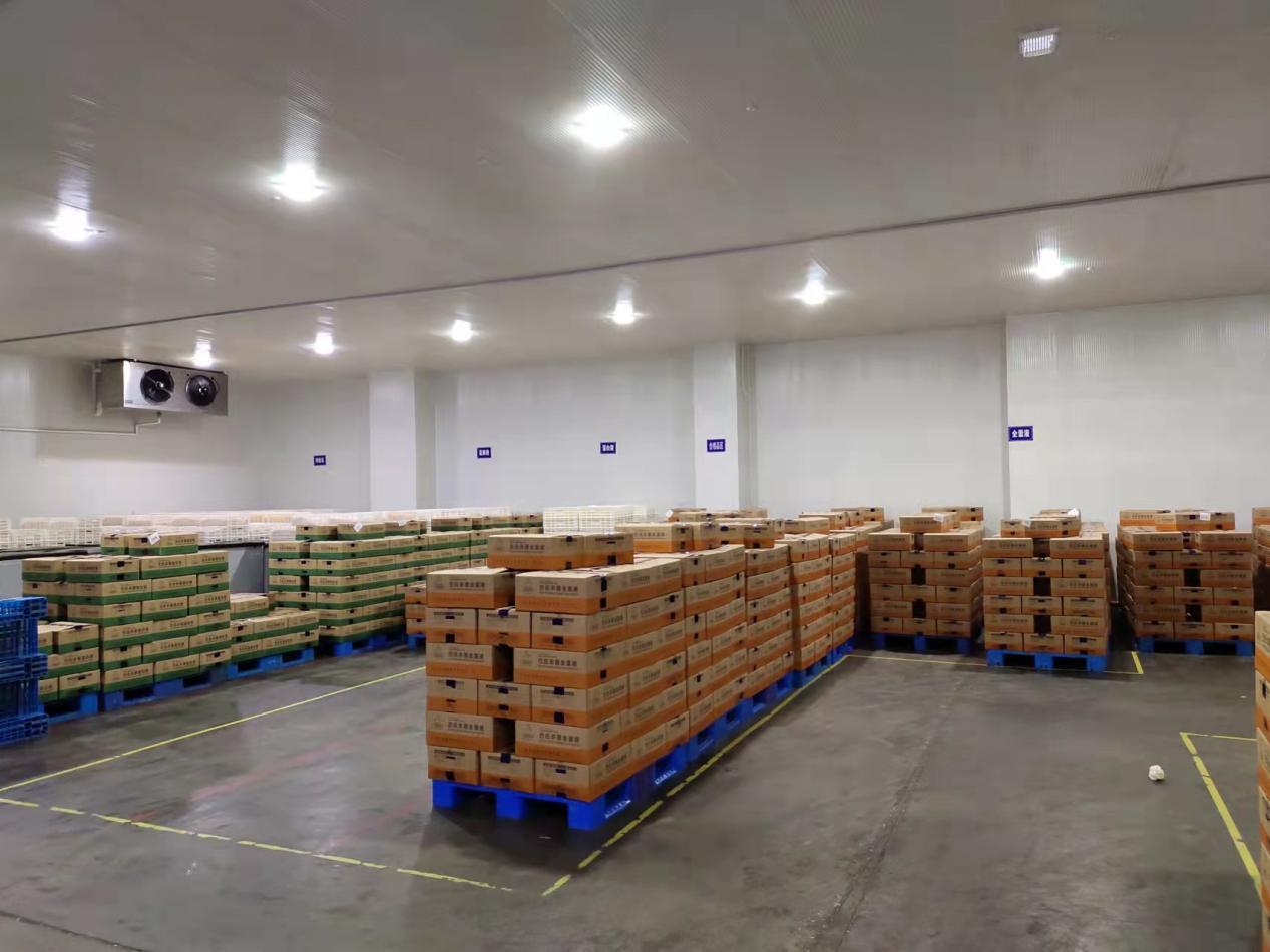 Spacious finished goods warehouse for egg products