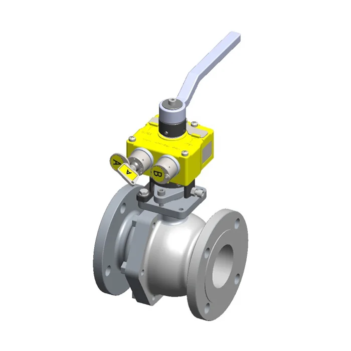 Rotary motion valve interlock