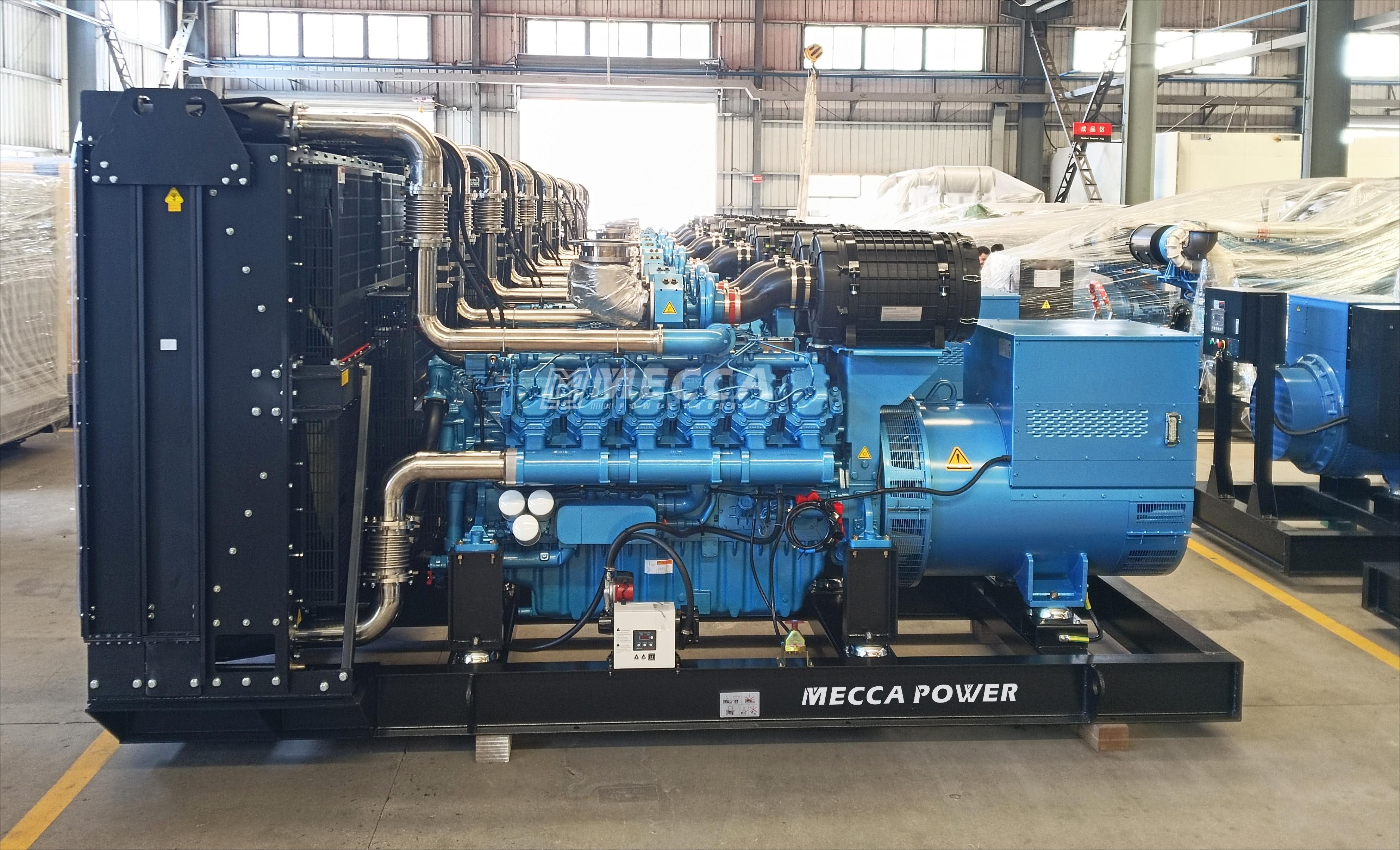 Six 1500kVA Baudouin generators in parallel control for industrial use