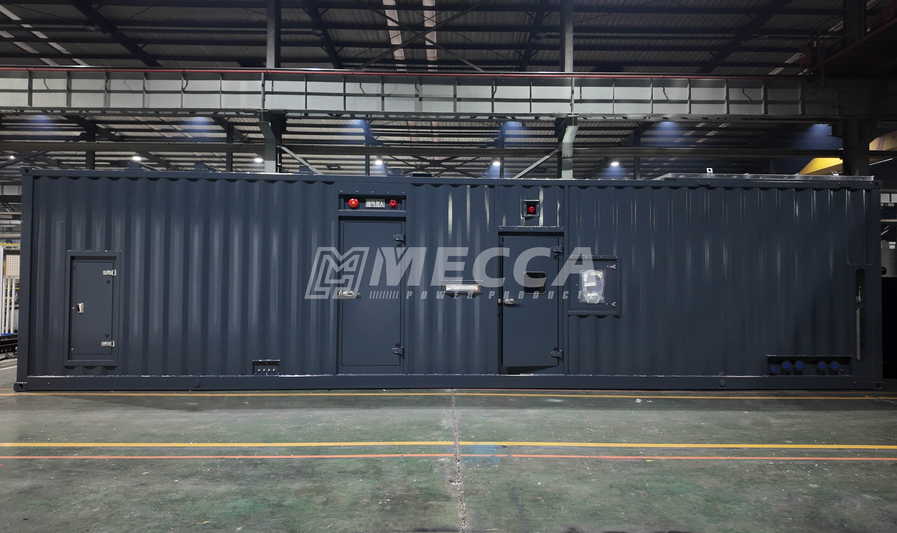 2200KW containerized generator for data center project