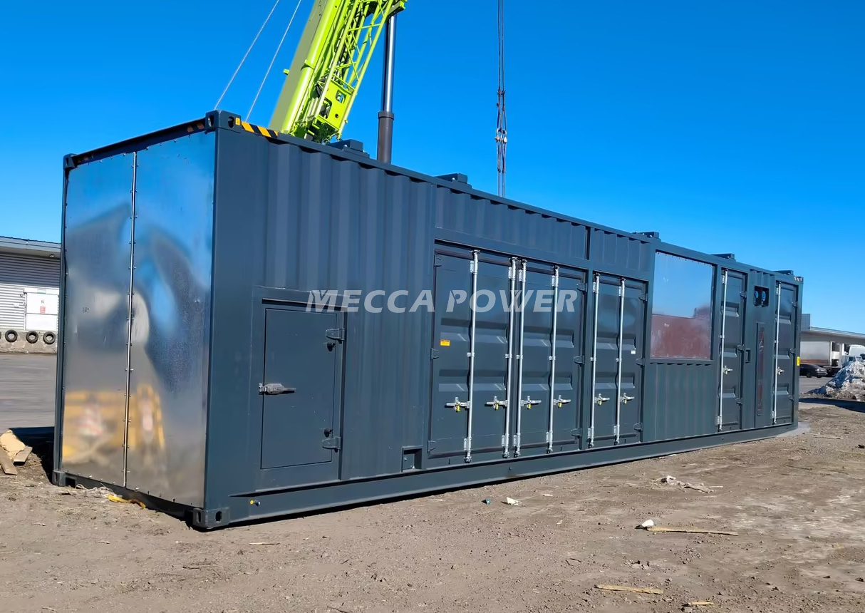 2500KW containerized diesel generator, prime power 2500KW and 3125KVA, for data center and power plant applications
