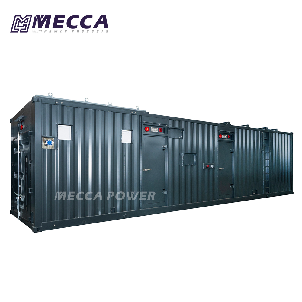 2500KVA containerized diesel generator for data center application by MECCA POWER