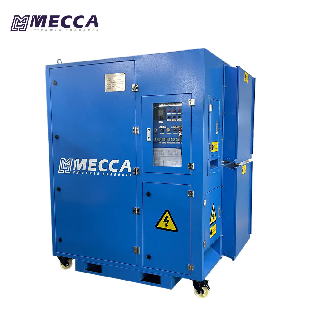 Load bank manufactured by MECCA POWER for generator testing