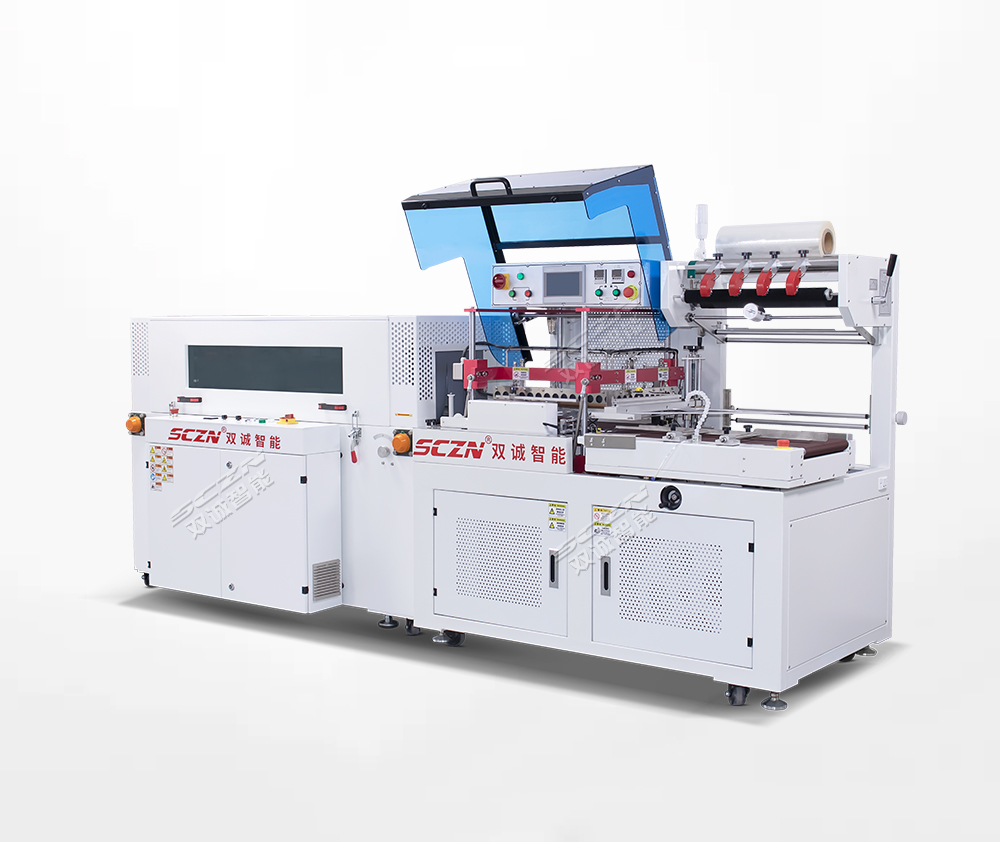 Servo L-type sealing, cutting and Shrink Wrap Machine
