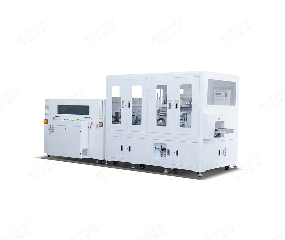 Bagging shrink wrapping machine
