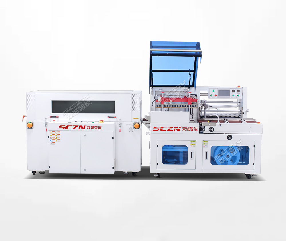 Servo vertical up and down L-type heat shrink packaging machine