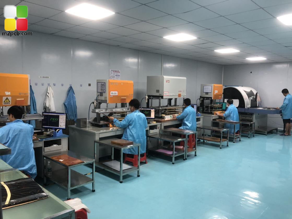 Line testing of flexible circuit boards