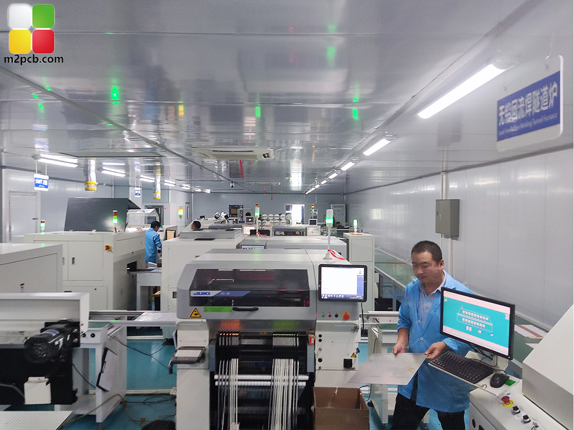 SMT assembly line for flexible circuits