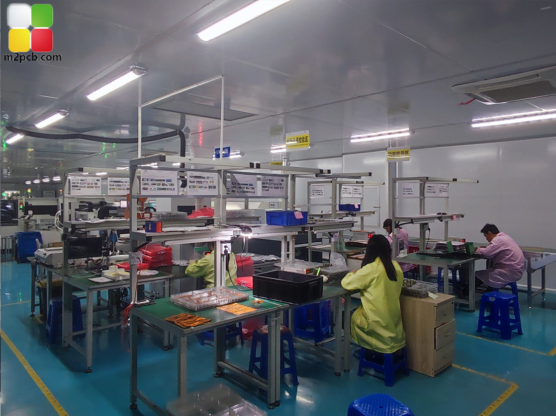PCBA inspection on SMT line
