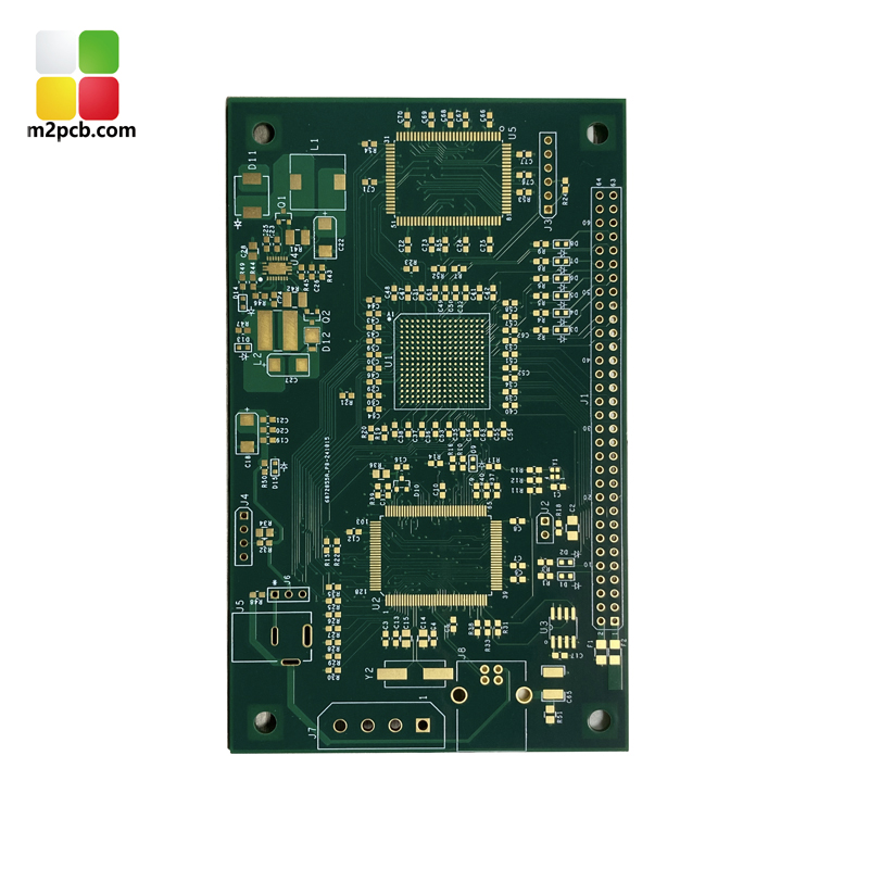 Double sided PCB with immersion gold process