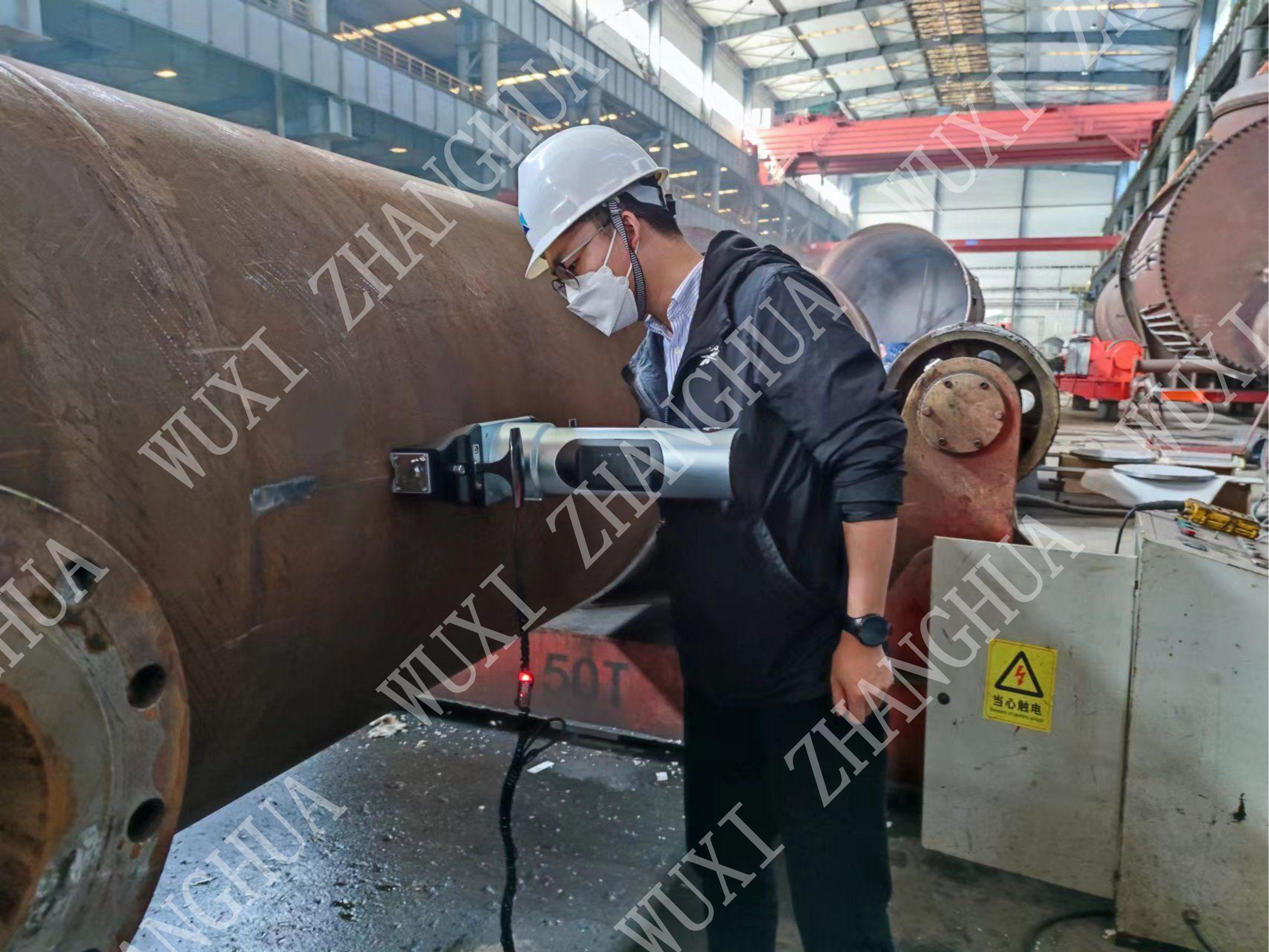 Pipeline Weld Residual Stress Tester is portable and can be handled by one operator on large-diameter pipeline welds