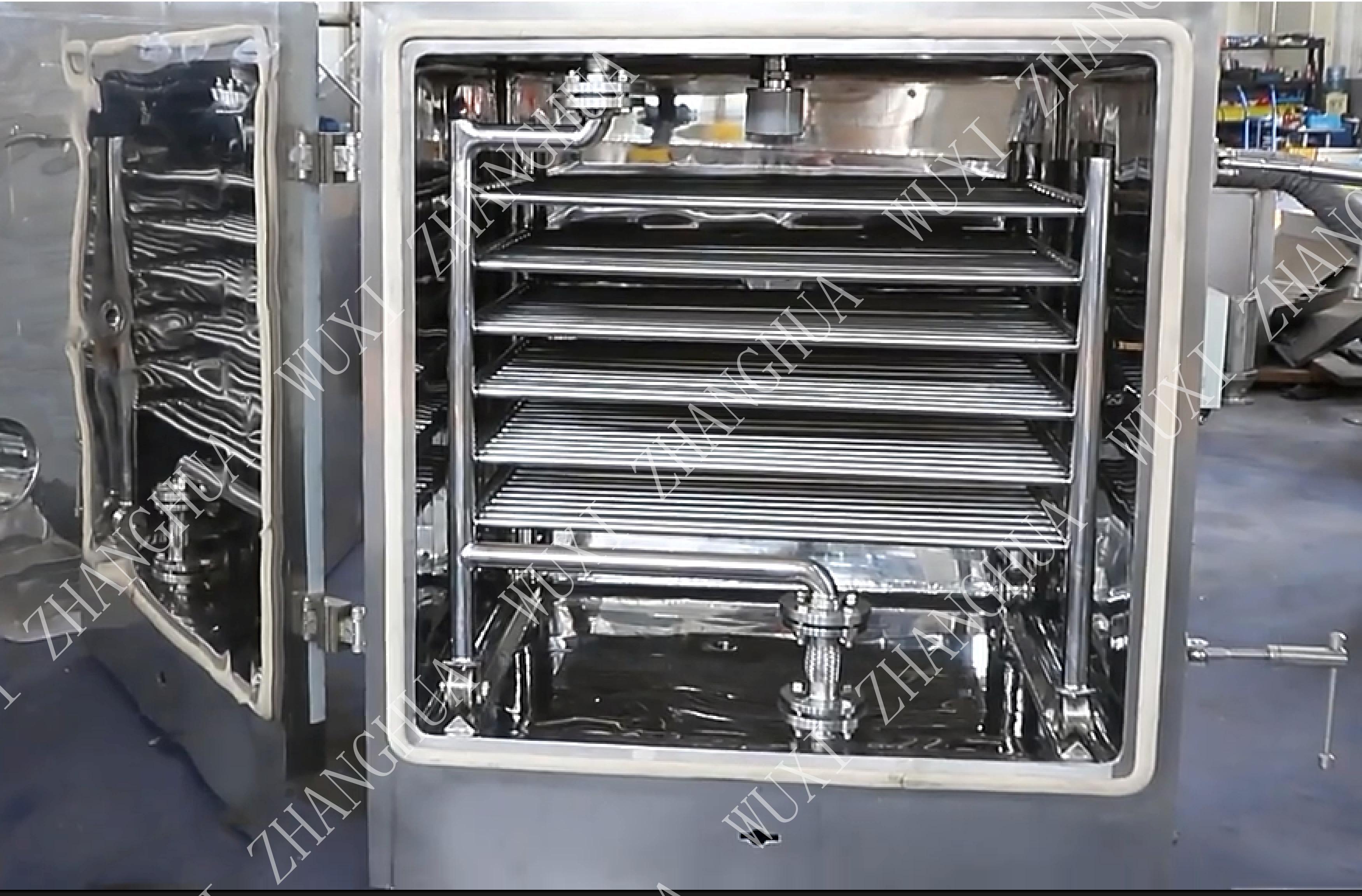 Pilot scale vacuum drying oven with 30-100L capacity