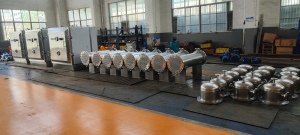 Quality inspection area implementing strict ex-factory testing standards