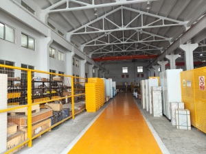 Standardized material control area for orderly and efficient production