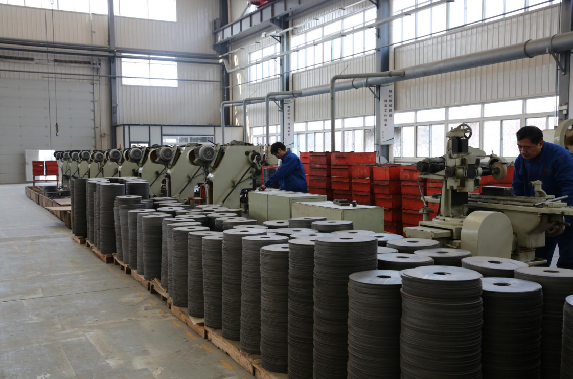 Cotton picker manufacturing workshop