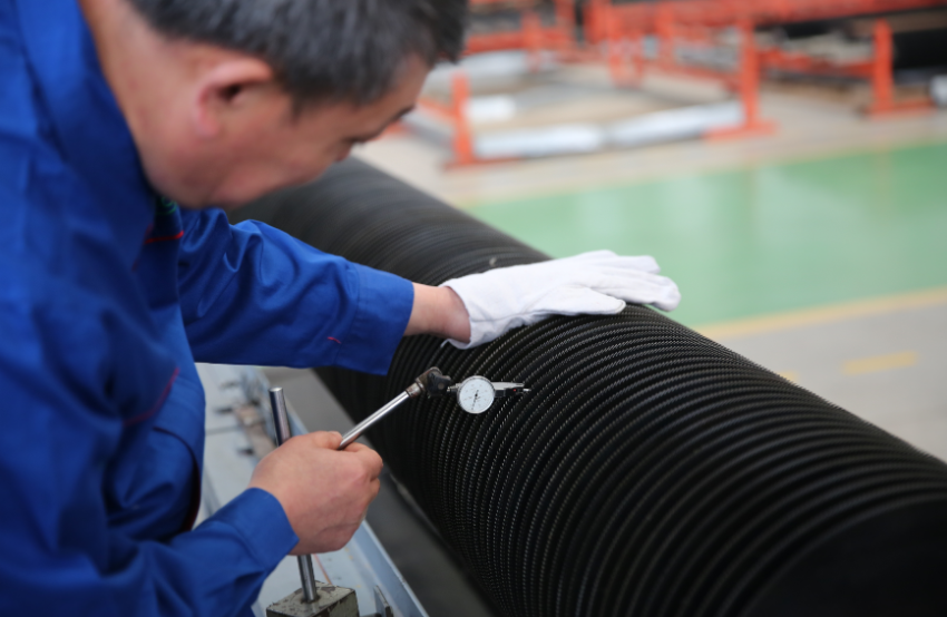 Quality inspection at a manufacturing facility