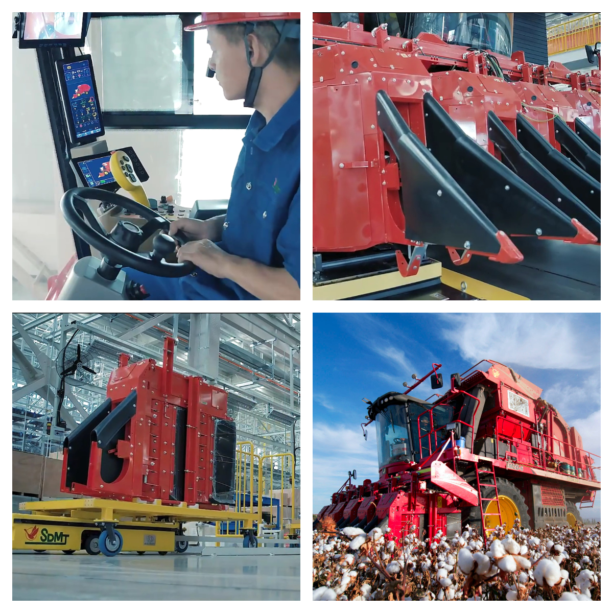 Swan Company Cotton Picker in Field