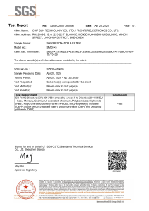 EU RoHS Compliance Certificate