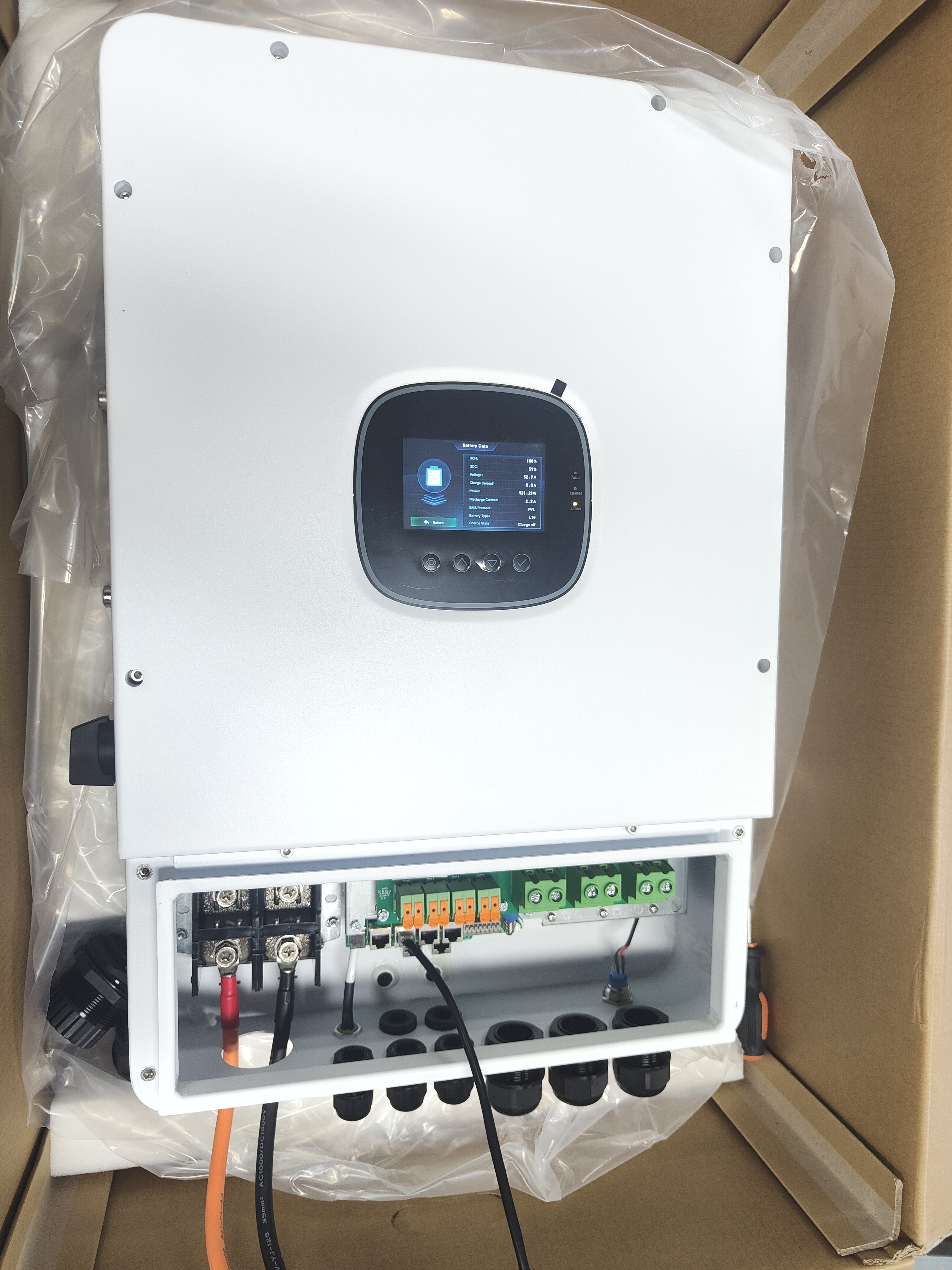 HCC Energy Storage Battery System in a testing environment