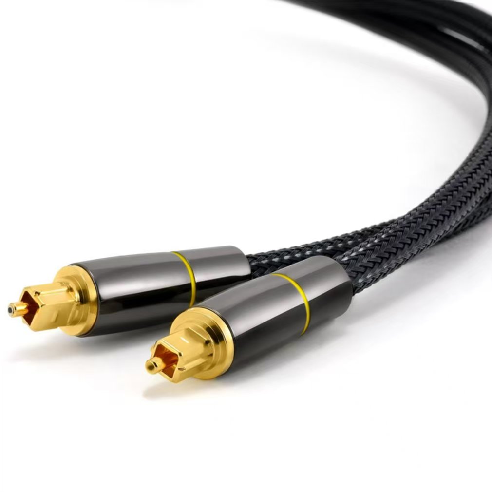 PMMA optical fiber close-up showing core and jacket
