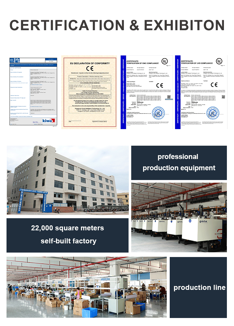 Factory photos and certificates