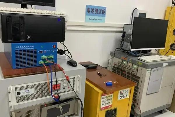 Modern robotic assembly line in a factory